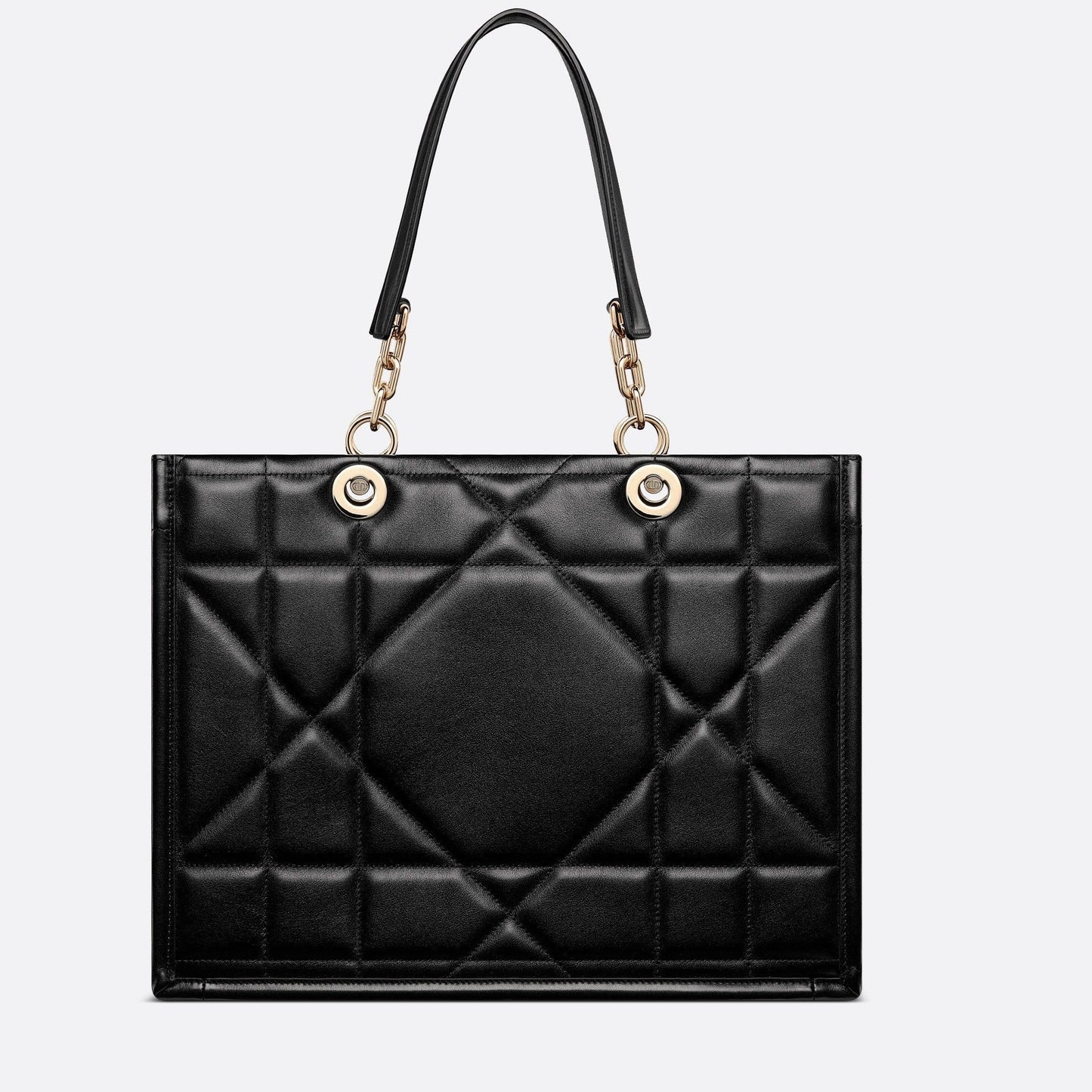 LOVVA PARIS™ Stylish Black Tote Bag for Women | Office Handbag with Gold Chain Straps | Large Shoulder Bag for Daily Use