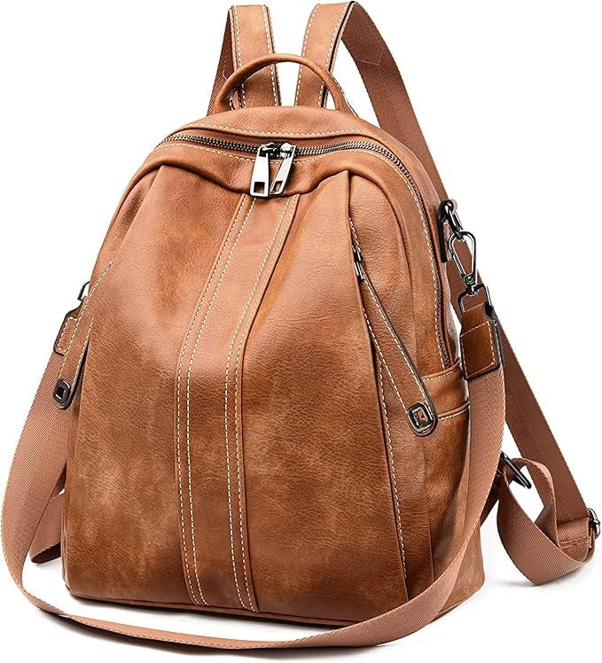 LOVVA PARIS™ Luxurious Leatherette Backpack for Girls and women