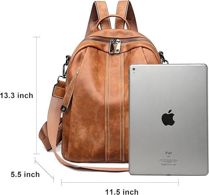 LOVVA PARIS™ Luxurious Leatherette Backpack for Girls and women
