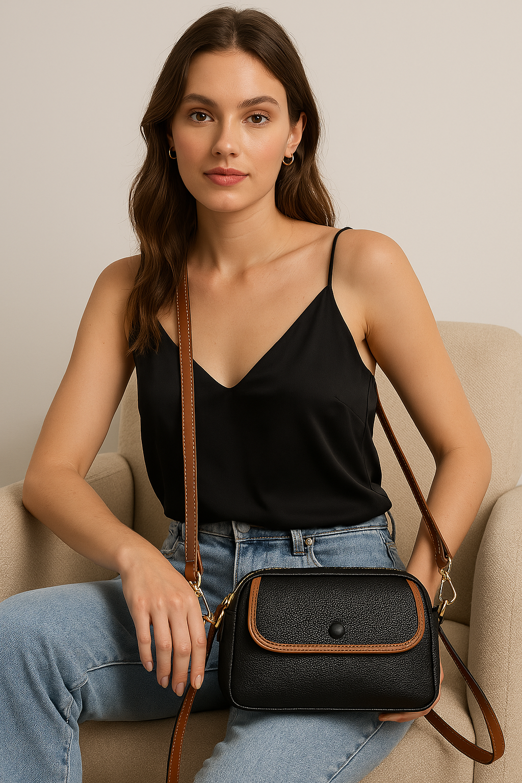 LOVVA PARIS™ Fashionable And Practical Sling Bag For Women & Girls On Go Female crossbody bag