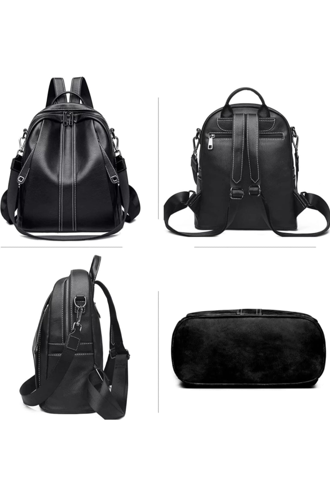 LOVVA PARIS™ Luxurious Leatherette Backpack for Girls and women