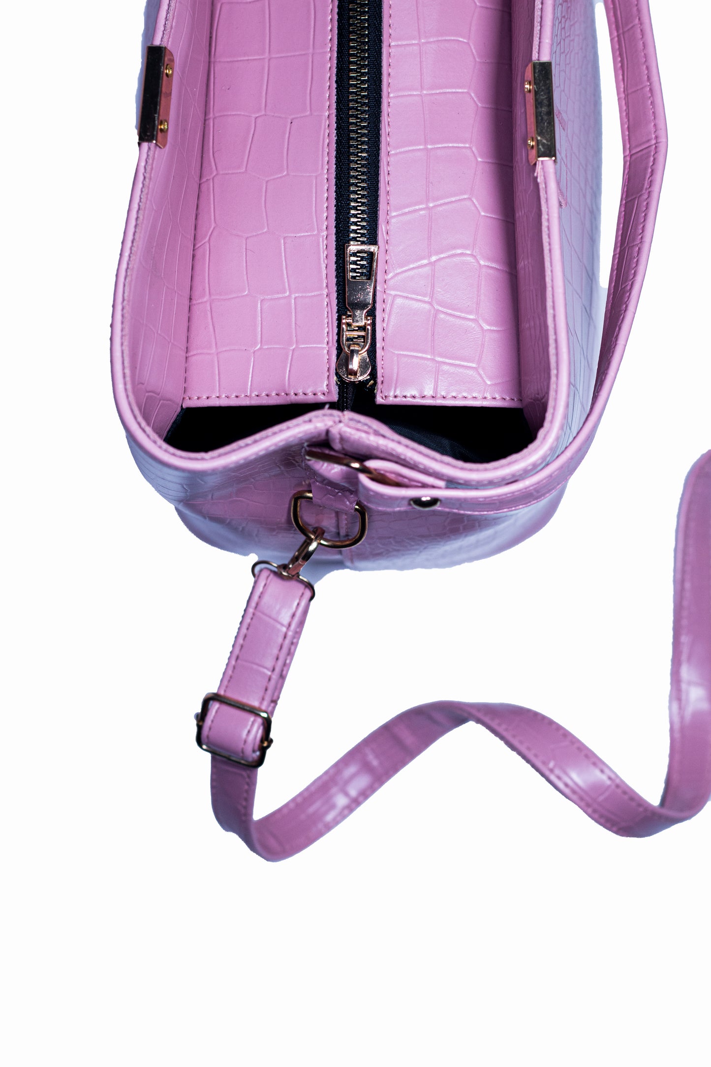 LOVVA PARIS™ Luxury Croco Print Vegan LeatherBucket bag