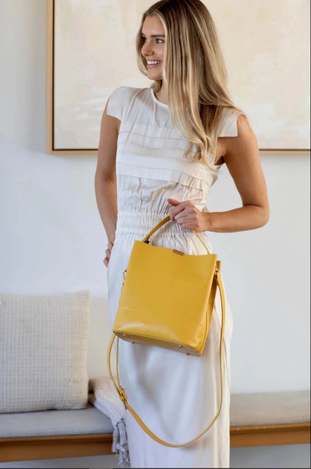 LOVVA PARIS™ Luxury Croco Print Vegan LeatherBucket bag