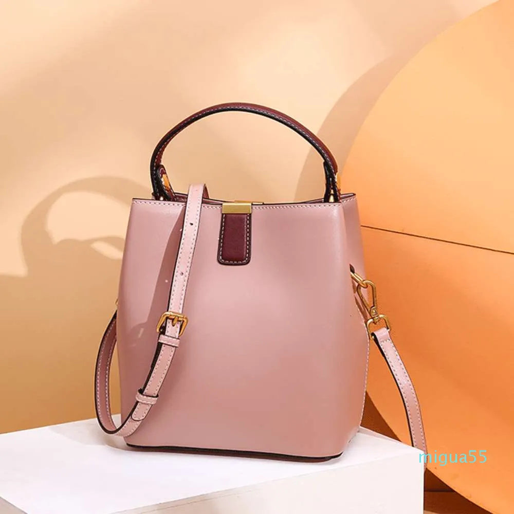 LOVVA PARIS™ Luxury Vegan Leather Bucket/Satchel bag with 2 Straps