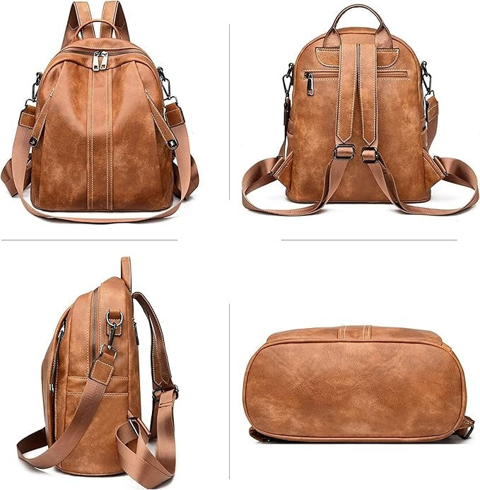 LOVVA PARIS™ Luxurious  Leatherette Backpack for Girls and women