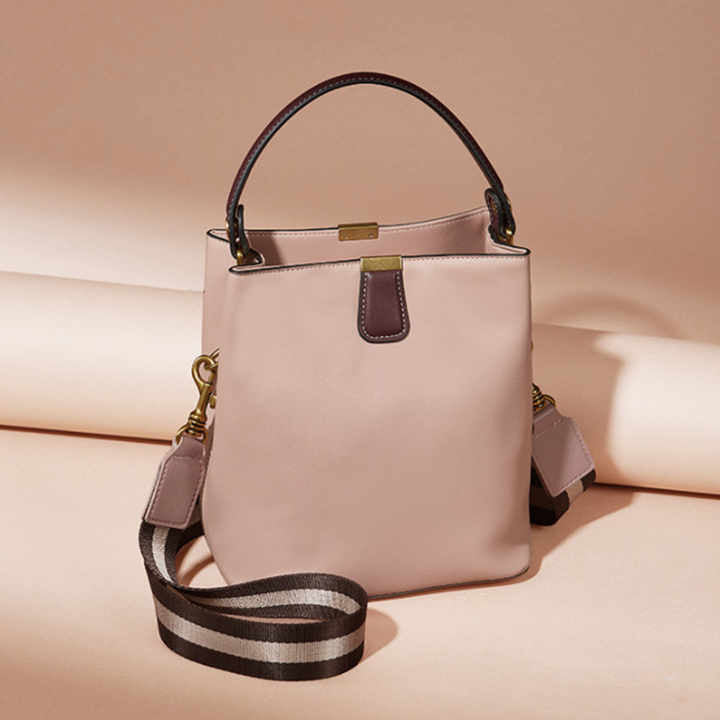 LOVVA PARIS™ Luxury Vegan Leather Bucket/Satchel bag with 2 Straps